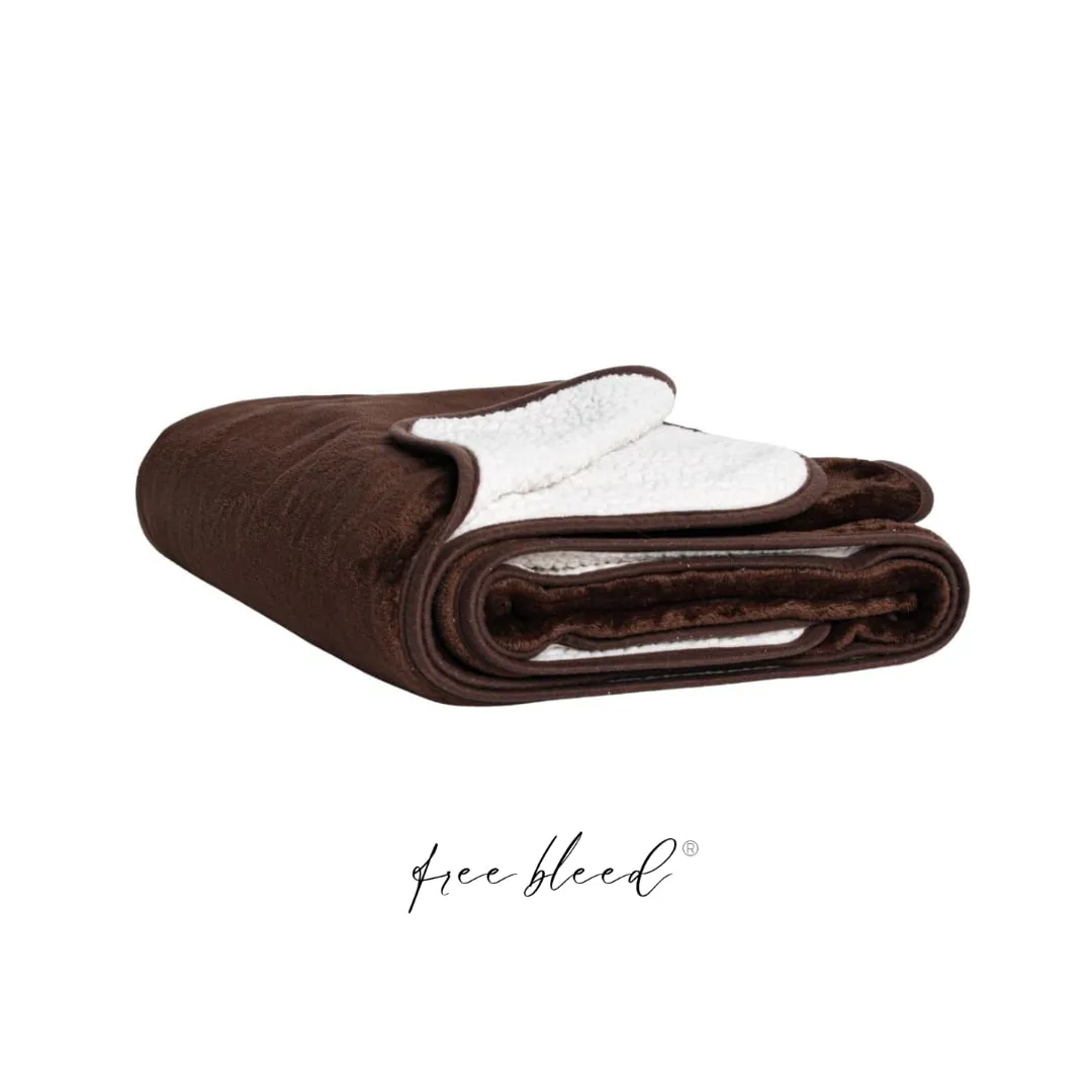 Free Bleed® Blanket – Cocoa, photo 3 of 6