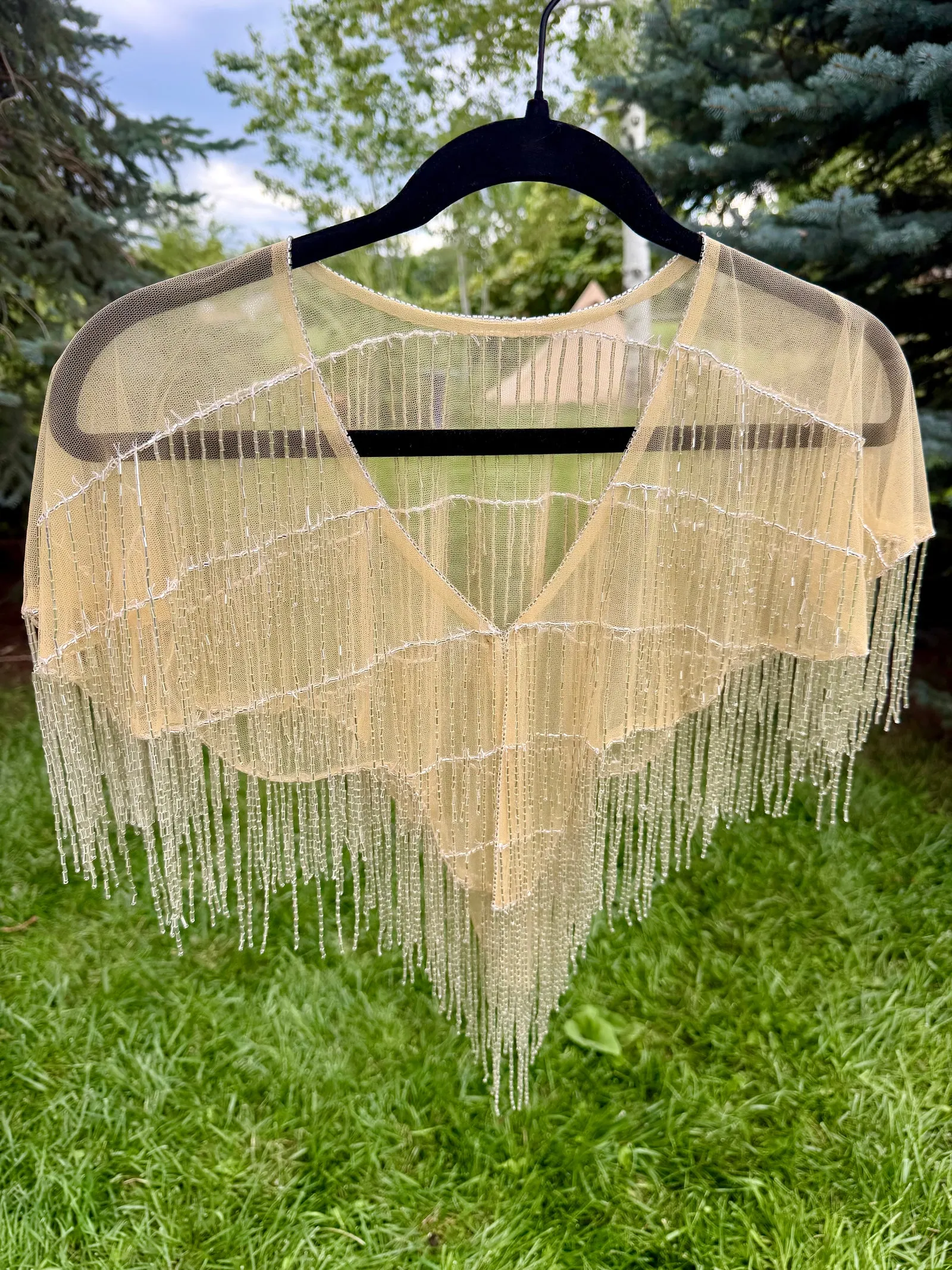Lumina Nude Cape - Silver, photo 2 of 3