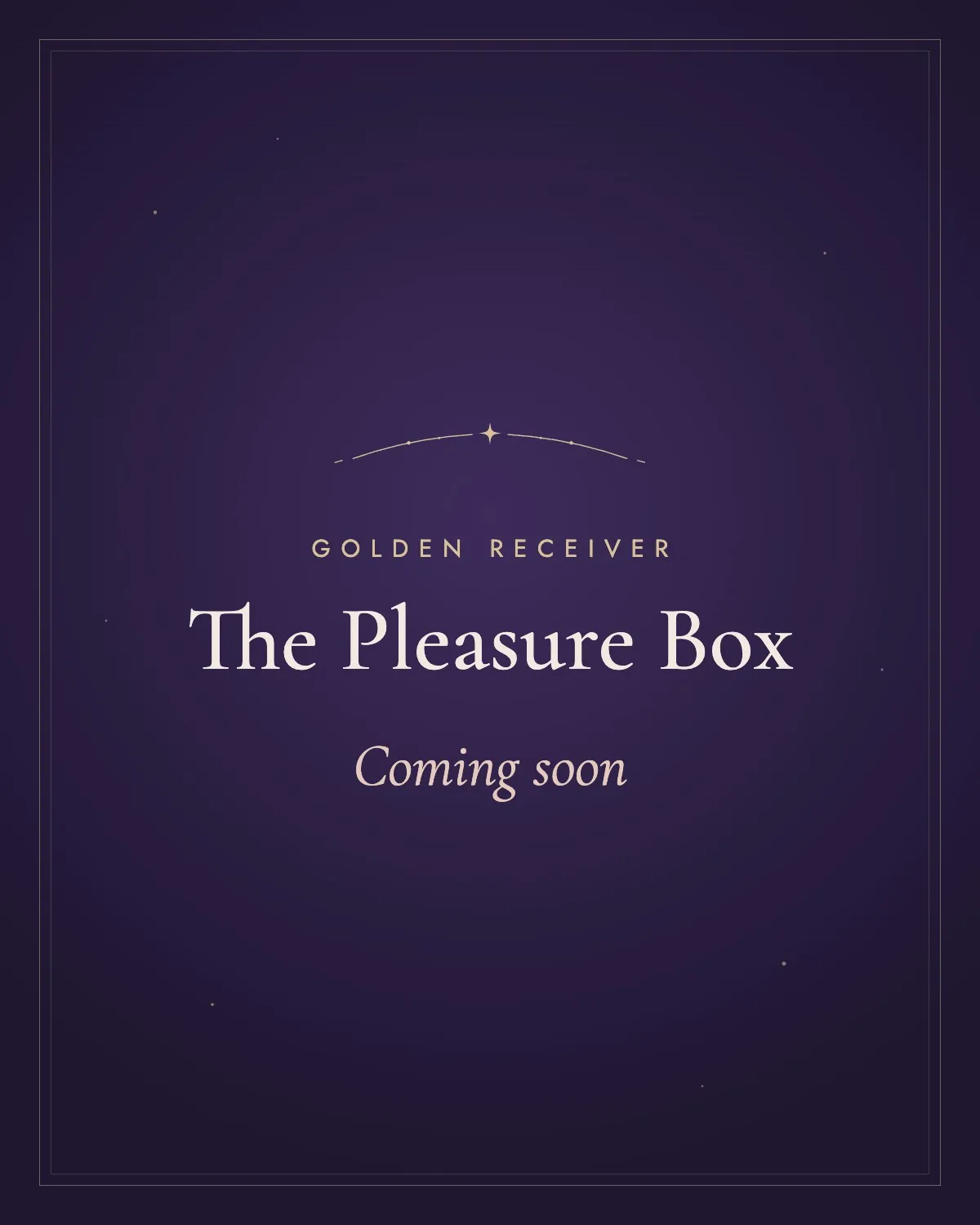 Golden Receiver Pleasure Box